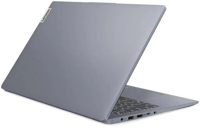 Alt view image 4 of 7 - Lenovo IdeaPad Slim 3i 15.6" FHD Laptop, Intel Core i3-N305, 8GB RAM, 128GB UFS, Copilot AI, Wi-Fi6, Bluetooth, Webcam, Windows 11 Home in S Mode, Grey with Mazepoly Accessories