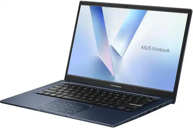 Alt view image 6 of 7 - ASUS Vivobook 14 14 inch FHD Display Laptop, Intel Core 5 120U, Intel Graphics, 16GB DDR4, 512GB SSD, Wi-Fi 6, Copilot AI, Win11 Home in S Mode, Quiet Blue with Mazepoly Accessories