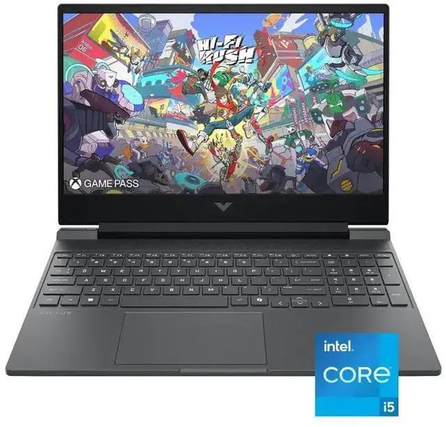 Alt view image 3 of 7 - HP Victus 15.6" FHD 144Hz Gaming Laptop, Intel Core i5-13420H, 16GB RAM, 512GB SSD, NVIDIA GeForce RTX 3050, Windows 11 Home, Backlit Keyboard, Mica Silver, with Mazepoly Accessories