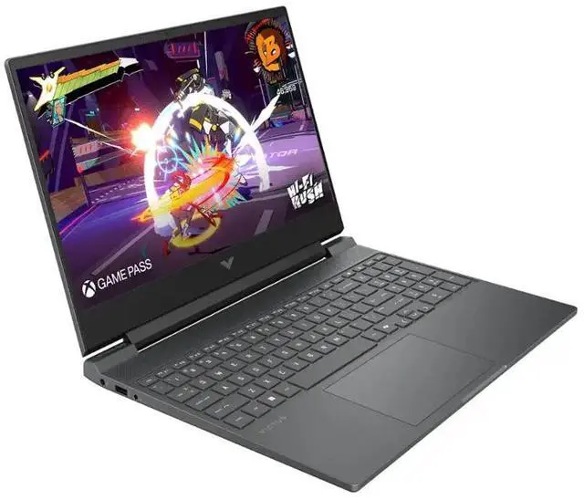 Alt view image 6 of 7 - HP Victus 15.6" FHD 144Hz Gaming Laptop, Intel Core i5-13420H, 16GB RAM, 512GB SSD, NVIDIA GeForce RTX 3050, Windows 11 Home, Backlit Keyboard, Mica Silver, with Mazepoly Accessories