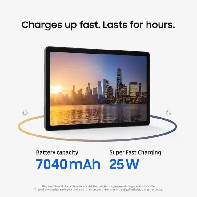Alt view image 5 of 6 - Samsung Galaxy Tab A11+ 11'' Widescreen Wi-Fi Tablet, 8GB RAM, 256GB Storage, Expandable Memory, Long Lasting Battery, AI Assist, Android 16, Silver