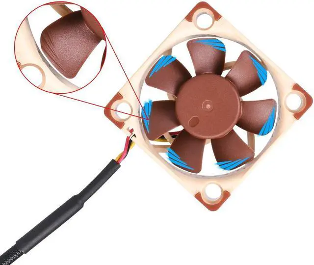 Alt view image 4 of 6 - Premium Fan Noctua NF-A4x10 FLX 12V 4010 Cooling Fan 4500 RPM Cooler 3D Printer Radiator Ender3/3S Pro 40X40X10mm Heater Towers