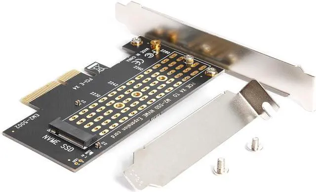 Alt view image 5 of 6 - Add On Cards M.2 NVME SSD to PCI-E Adapter Module PCIE Adapter M.2 NVME/M2 PCIE Adapter Computer Expansion Cards M2
