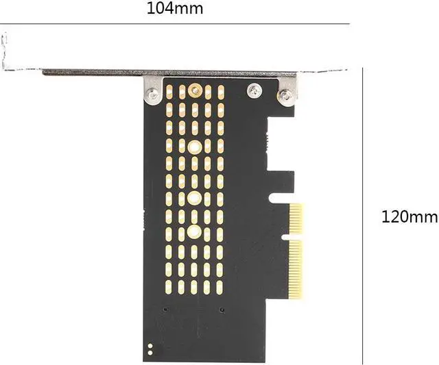 Alt view image 6 of 6 - Add On Cards M.2 NVME SSD to PCI-E Adapter Module PCIE Adapter M.2 NVME/M2 PCIE Adapter Computer Expansion Cards M2