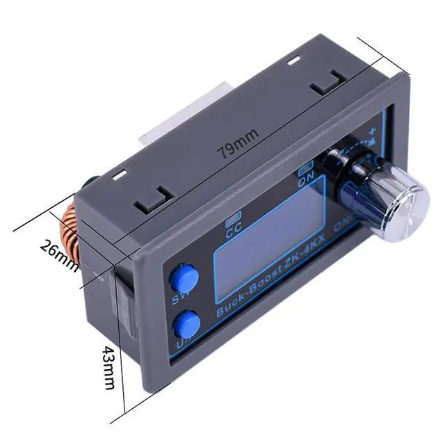 Alt view image 4 of 10 - ZK-4KX CNC DC DC Buck Boost Converter CC CV 0.5-30V 4A Power Module Adjustable Regulated Power Supply Solar Battery Charging