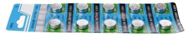 Alt view image 4 of 5 - 10Pcs AG13 A76 LR44 357A S76E G13 Button Coin Shaped Cell Battery 1.55V Alkaline Button Batteries Drop Shipping