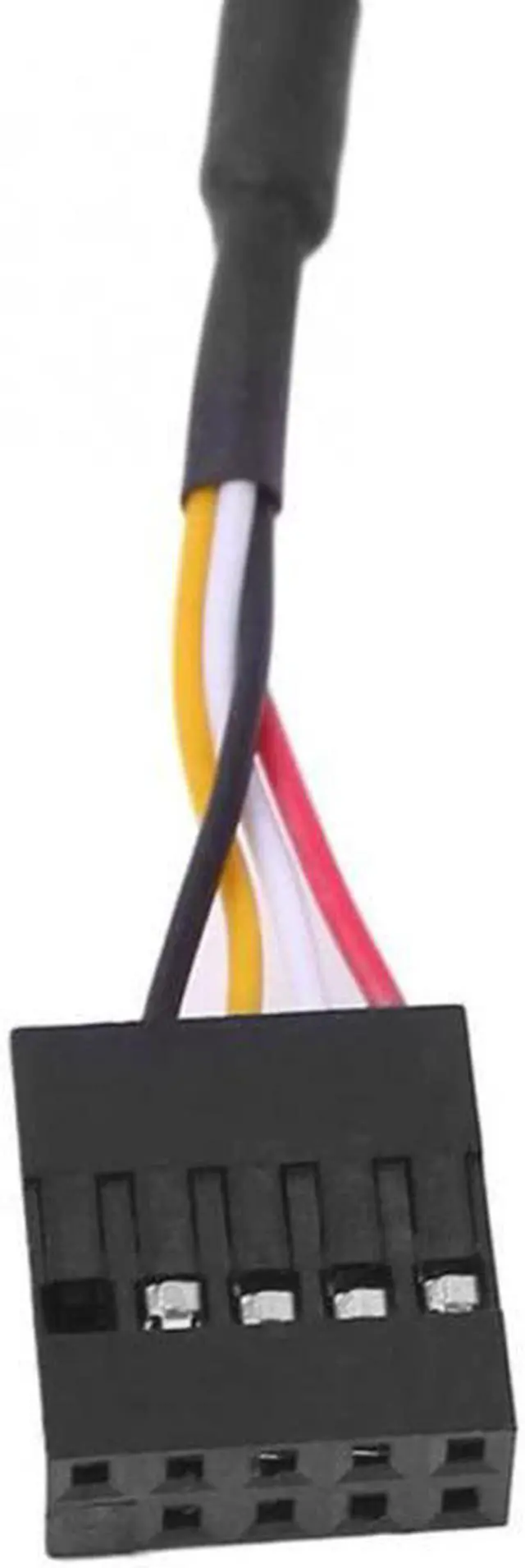 Alt view image 4 of 6 - USB 2.0 Extender 1 to 2 Connector Adapter Port Multilier 9 pin USB header Male 1 to 4 Female Extension Cable Desktop Card HUB