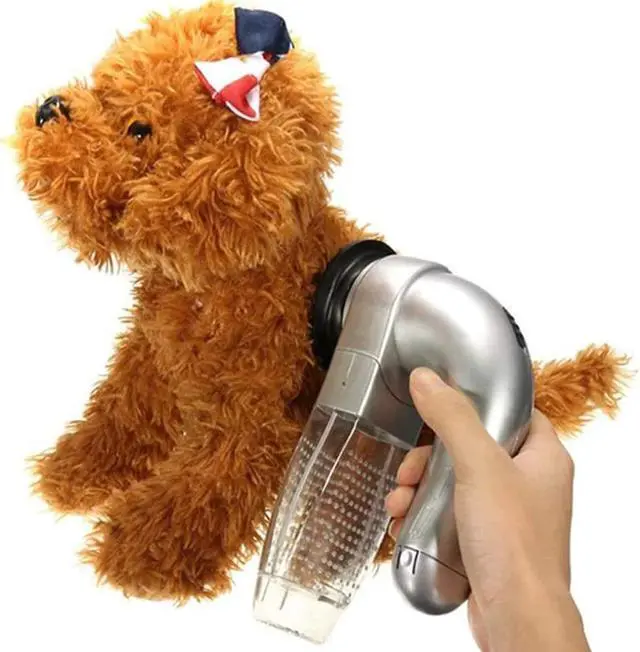 Alt view image 3 of 6 - Portable Electric Pet Hair Remover Pet Hair Vacuum Clean Tool Cordless Vacuum Suction Device Cat Dog Hair Electric Suction Brush