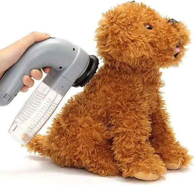 Alt view image 4 of 6 - Portable Electric Pet Hair Remover Pet Hair Vacuum Clean Tool Cordless Vacuum Suction Device Cat Dog Hair Electric Suction Brush