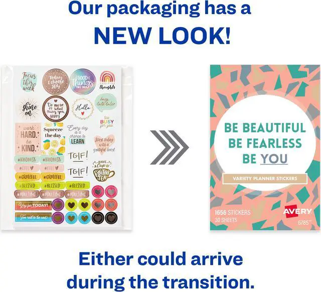 Alt view image 2 of 8 - Avery Planner Sticker Variety Pack, 30 Sticker Sheets, 1,744 Stickers Total (6785)