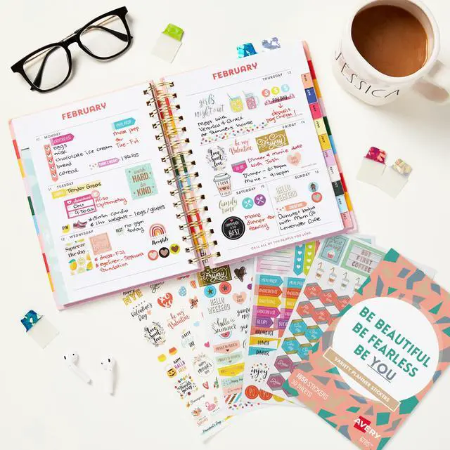 Alt view image 3 of 8 - Avery Planner Sticker Variety Pack, 30 Sticker Sheets, 1,744 Stickers Total (6785)