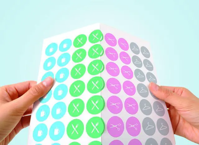 Alt view image 5 of 12 - Avery Printable Round Labels with Sure Feed, 3/4" Diameter, Matte White, 800 Customizable Labels (4221)