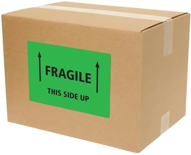 Alt view image 3 of 14 - Avery Neon Shipping Label Laser 5 1/2 x 8 1/2 Neon Green 200/Box 5952