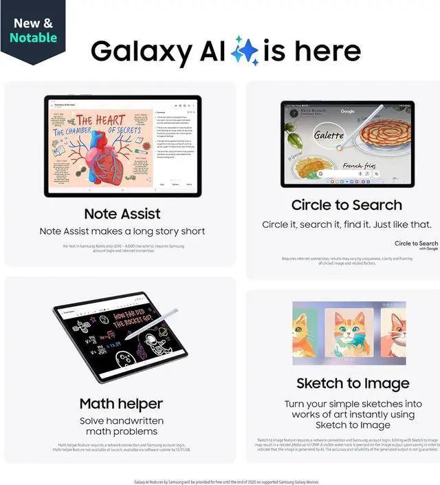 Alt view image 3 of 3 - Samsung Galaxy Tab S10+ 12.4" WQXGA+ 12 GB RAM 256 GB Storage Android Silver