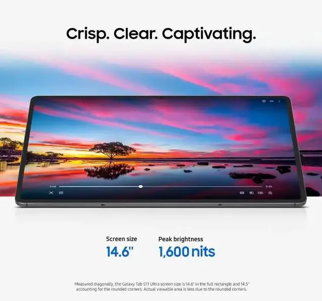 Alt view image 5 of 12 - Samsung Galaxy Tab S11 Ultra SM-X930 Tablet - 14.6" WQXGA+ - MediaTek Dimensity 9400+ (MT6991) Octa-core - 12 GB - 512 GB Storage - Android 16 - Gray  SM-X930NZAEXAR