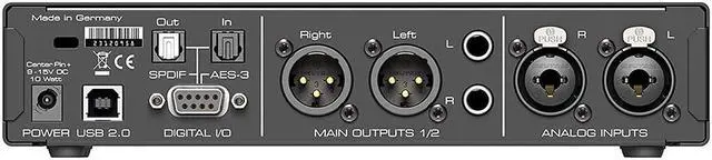 Alt view image 2 of 6 - RME ADI-2 Pro FSR BE Reference AD/DA Converter with Extreme Power Headphone Amplifiers and Remote (Black Edition)