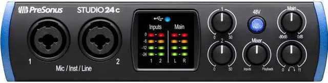Alt view image 4 of 20 - Presonus Studio 24C USB-C Audio Interface