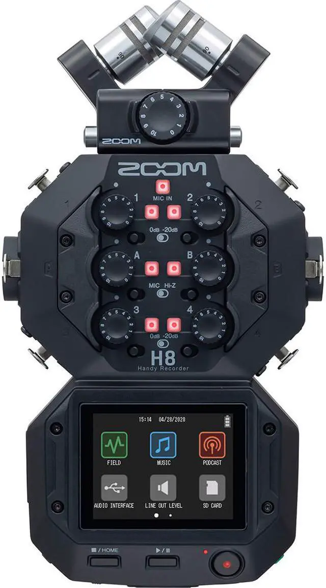 Main image of Zoom H8 8-Input / 12-Track Portable Handy Recorder