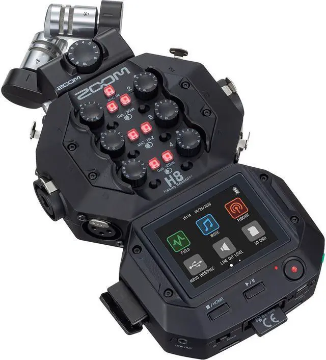 Alt view image 5 of 20 - Zoom H8 8-Input / 12-Track Portable Handy Recorder