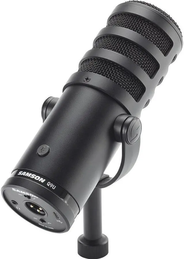 Alt view image 2 of 16 - Samson Q9U XLR/USB Dynamic Broadcast Microphone