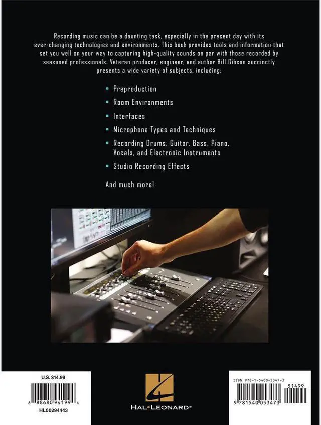 Alt view image 2 of 2 - First 50 Recording Techniques You Should Know to Track Music Paperback By Bill Gibson