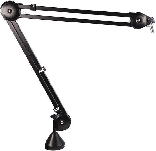 Alt view image 7 of 7 - Samson Q9U XLR/USB Dynamic Broadcast Microphone Bundle with Rode PSA1 Studio Boom Arm, Polsen Studio Headphones, and XLR-XLR Cable