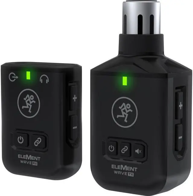 Alt view image 2 of 20 - Mackie EleMent Wave XLR Compact Digital Wireless Plug-On Microphone System for Cameras and Smartphones (2.4 GHz)