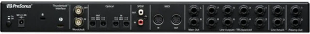 Alt view image 4 of 7 - PreSonus Quantum 2626: 26x26 Thunderbolt 3 Ultralow-Latency Audio Interface Bundle with Xcellon Thunderbolt 3 Cable, 2x Hosa 10' MIDI-MIDI Cable, and 4x XLR-XLR Cable