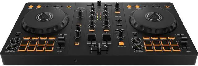 Alt view image 2 of 5 - Pioneer DJ DDJ-FLX4 Portable 2-Channel rekordbox DJ and Serato Controller (Graphite)