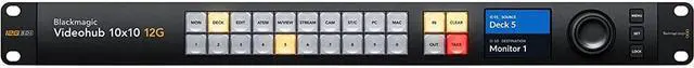 Alt view image 2 of 5 - Blackmagic Design Videohub 10x10 12G Zero Latency Video Router