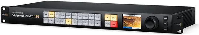 Main image of Blackmagic Design Videohub 20x20 12G Zero-Latency Video Router