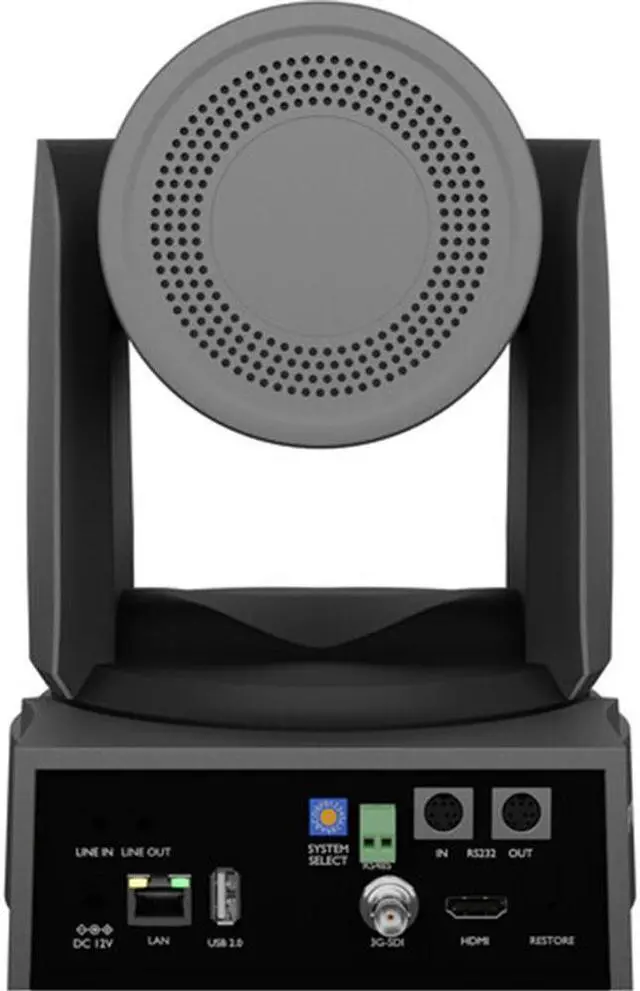 Alt view image 3 of 7 - PTZOptics Link 4K SDI/HDMI/USB/IP PTZ Camera with 30x Optical Zoom (Gray) Bundle with HuddleCamHD Black HCM-1 Small Universal Wall Mount Bracket and Anti-Static Screen Cleaning Wipes