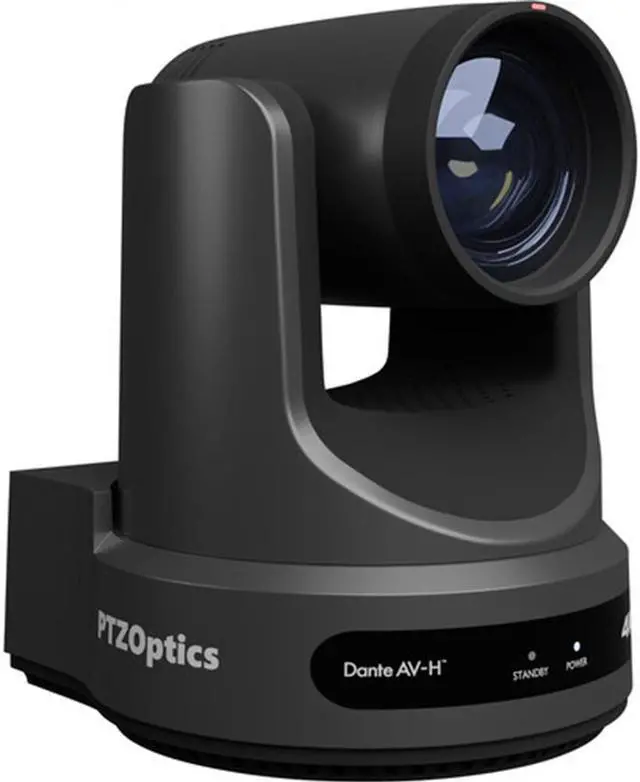 Alt view image 6 of 7 - PTZOptics Link 4K SDI/HDMI/USB/IP PTZ Camera with 12x Optical Zoom (Gray) Bundle with HuddleCamHD Black HCM-1 Small Universal Wall Mount Bracket and Anti-Static Screen Cleaning Wipes