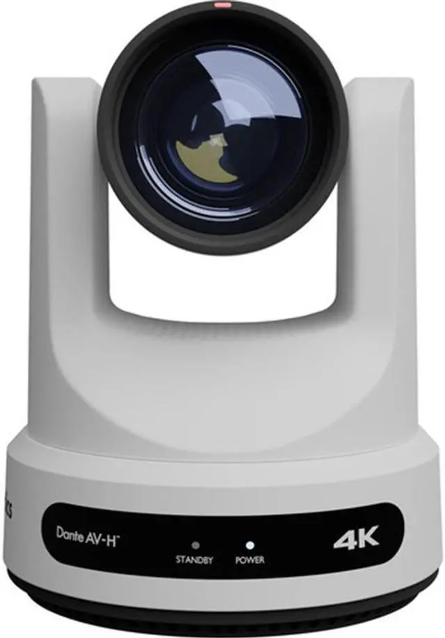 Alt view image 2 of 7 - PTZOptics Link 4K SDI/HDMI/USB/IP PTZ Camera with 12x Optical Zoom (White) Bundle with HuddleCamHD (White)HCM-1 Small Universal Wall Mount Bracket and Anti-Static Screen Cleaning Wipes