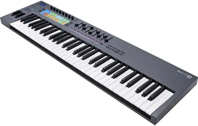 Alt view image 5 of 7 - Novation FLkey 61 USB MIDI Keyboard Controller for FL Studio (61-Key) Bundle with Kaces Stretchy Keyboard Dust Cover and Hosa Mid-310 Midi cable 10'