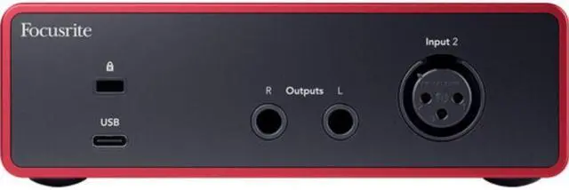 Alt view image 6 of 7 - Focusrite Scarlett Solo USB-C Audio Interface (4th Gen) Bundle with Polsen HPC-A30 Studio Monitor Headphones, Pop Filter and XLR- XLR Cable