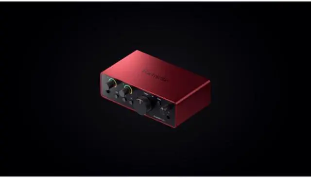Alt view image 7 of 7 - Focusrite Scarlett Solo USB-C Audio Interface (4th Gen) Bundle with Polsen HPC-A30 Studio Monitor Headphones, Pop Filter and XLR- XLR Cable