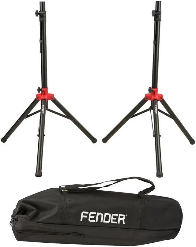 Alt view image 5 of 7 - Fender Passport Conference Series 2 Portable 175W Powered PA System Bundle with Fender Compact Speaker Stands, with Bag, P-52S Microphone Kit and Professional Series Cable 15'