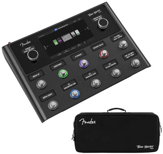 Main image of Fender Tone Master Pro Bundle with Fender Tone Master Pro Gig Bag, Black Pedalboards