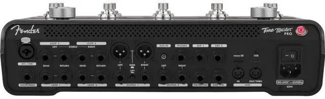 Alt view image 5 of 7 - Fender Tone Master Pro Bundle with Fender Tone Master Pro Gig Bag, Black Pedalboards