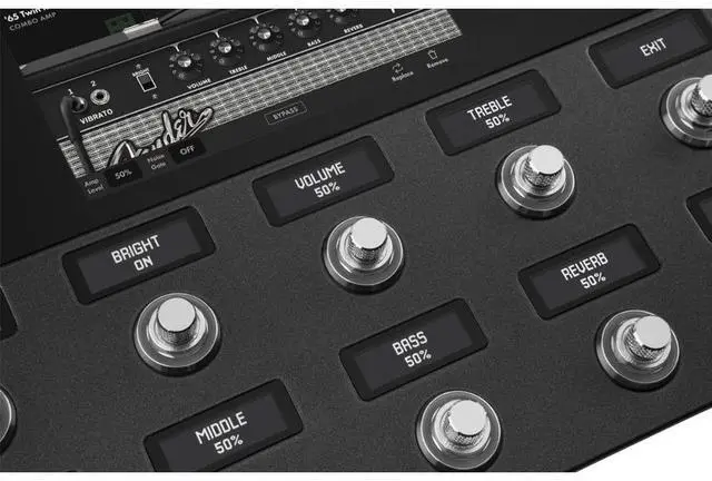 Alt view image 7 of 7 - Fender Tone Master Pro Bundle with Fender Tone Master Pro Gig Bag, Black Pedalboards