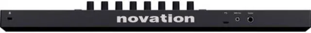 Alt view image 7 of 7 - Novation Launchkey Mini 37 MK4 USB MIDI Keyboard Controller (37 Mini Keys) Bundle with Auray FP-P1L Universal Piano-Style Sustain Pedal and Hosa Mid-310 Black 10 ft. Midi cable