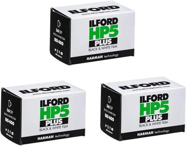 Alt view image 5 of 12 - Ilford HP-5 Plus 400 Fast Black and White Professional Film, ISO 400, 35mm, 36 Exposures - 3 Pack