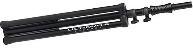 Alt view image 3 of 7 - Ultimate Support TS-100B (2-Pack) Lift-Assist Aluminum Tripod Speaker Stands