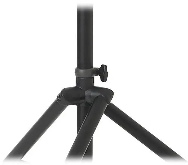 Alt view image 6 of 7 - Ultimate Support TS-100B (2-Pack) Lift-Assist Aluminum Tripod Speaker Stands