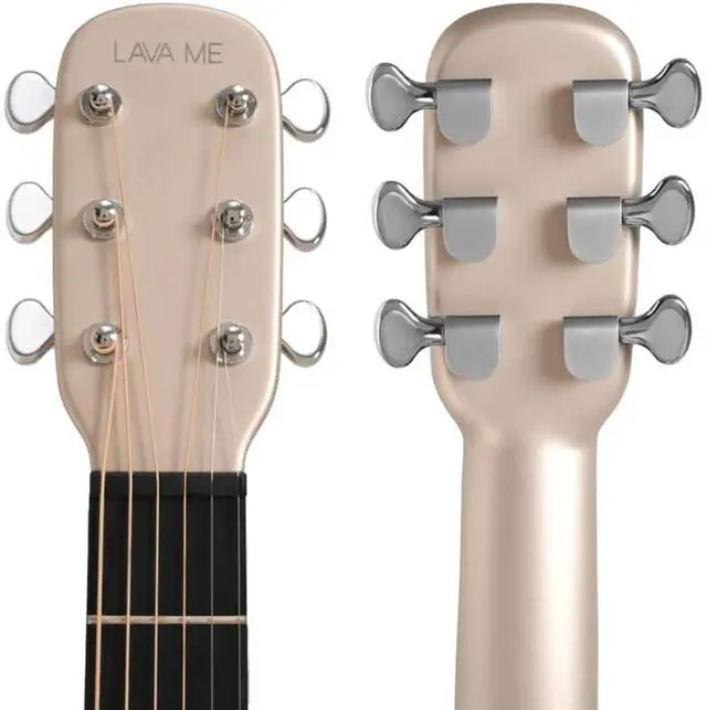 Alt view image 5 of 6 - LAVA MUSIC LAVA ME 3 38" Acoustic-Electric Guitar With Space Bag (Soft Gold)