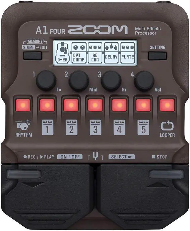 Alt view image 2 of 20 - Zoom A1 Four Acoustic Instrument Multi-Effect Processor