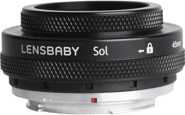 Alt view image 2 of 8 - Lensbaby Sol 45mm f/3.5 Lens for Nikon F Cameras with Lensbaby 46mm Macro Filters Bundle