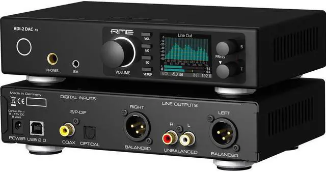 Alt view image 2 of 12 - RME ADI-2 DAC FS Ultra-Fidelity PCM/DSD 768 kHz DA Signal Converter