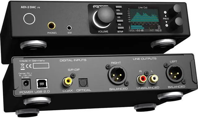Alt view image 6 of 12 - RME ADI-2 DAC FS Ultra-Fidelity PCM/DSD 768 kHz DA Signal Converter